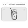4 X 7 Aluminum License Plate  Thumbnail