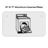 4 X 7 Aluminum License Plate  Thumbnail
