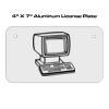 4 X 7 Aluminum License Plate  Thumbnail