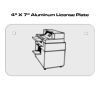 4 X 7 Aluminum License Plate  Thumbnail