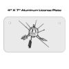 4 X 7 Aluminum License Plate  Thumbnail