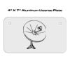 4 X 7 Aluminum License Plate  Thumbnail