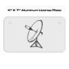4 X 7 Aluminum License Plate  Thumbnail