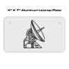 4 X 7 Aluminum License Plate  Thumbnail