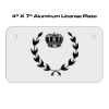 4 X 7 Aluminum License Plate  Thumbnail