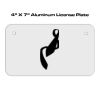 4 X 7 Aluminum License Plate  Thumbnail