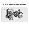 4 X 7 Aluminum License Plate  Thumbnail