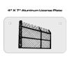 4 X 7 Aluminum License Plate  Thumbnail