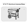 4 X 7 Aluminum License Plate  Thumbnail
