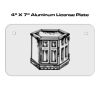 4 X 7 Aluminum License Plate  Thumbnail
