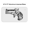 4 X 7 Aluminum License Plate  Thumbnail