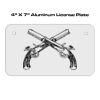 4 X 7 Aluminum License Plate  Thumbnail