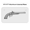 4 X 7 Aluminum License Plate  Thumbnail