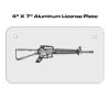 4 X 7 Aluminum License Plate  Thumbnail
