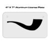 4 X 7 Aluminum License Plate  Thumbnail