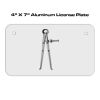 4 X 7 Aluminum License Plate  Thumbnail