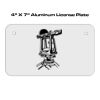 4 X 7 Aluminum License Plate  Thumbnail
