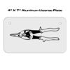 4 X 7 Aluminum License Plate  Thumbnail
