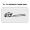 4 X 7 Aluminum License Plate  Thumbnail
