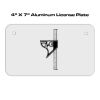 4 X 7 Aluminum License Plate  Thumbnail