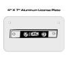 4 X 7 Aluminum License Plate  Thumbnail