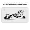 4 X 7 Aluminum License Plate  Thumbnail