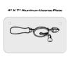 4 X 7 Aluminum License Plate  Thumbnail