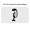 4 X 7 Aluminum License Plate  Thumbnail