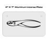 4 X 7 Aluminum License Plate  Thumbnail