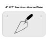 4 X 7 Aluminum License Plate  Thumbnail