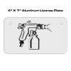 4 X 7 Aluminum License Plate  Thumbnail