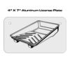 4 X 7 Aluminum License Plate  Thumbnail