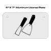 4 X 7 Aluminum License Plate  Thumbnail