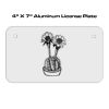 4 X 7 Aluminum License Plate  Thumbnail