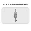 4 X 7 Aluminum License Plate  Thumbnail
