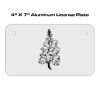 4 X 7 Aluminum License Plate  Thumbnail