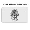 4 X 7 Aluminum License Plate  Thumbnail