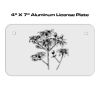 4 X 7 Aluminum License Plate  Thumbnail