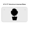 4 X 7 Aluminum License Plate  Thumbnail