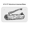 4 X 7 Aluminum License Plate  Thumbnail