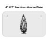 4 X 7 Aluminum License Plate  Thumbnail