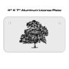 4 X 7 Aluminum License Plate  Thumbnail