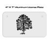 4 X 7 Aluminum License Plate  Thumbnail