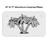 4 X 7 Aluminum License Plate  Thumbnail