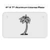 4 X 7 Aluminum License Plate  Thumbnail