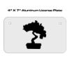 4 X 7 Aluminum License Plate  Thumbnail