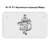 4 X 7 Aluminum License Plate  Thumbnail