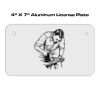 4 X 7 Aluminum License Plate  Thumbnail