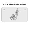 4 X 7 Aluminum License Plate  Thumbnail