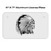 4 X 7 Aluminum License Plate  Thumbnail